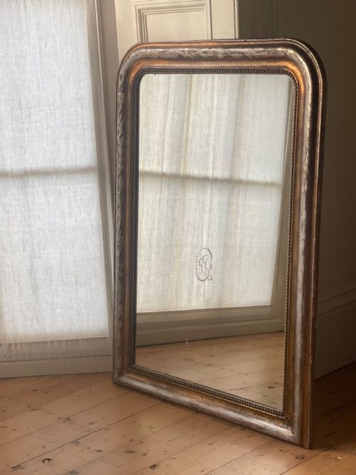 19TH CENTURY FRENCH GILT LOUIS PHILIPPE MIRROR C1860 - ADDITIONAL PHOTO 4