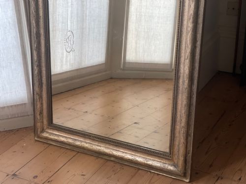 ANTIQUE FRENCH GILT LOUIS PHILIPPE MIRROR - ADDITIONAL PHOTO 1