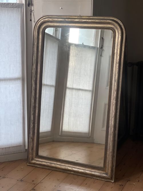 ANTIQUE FRENCH GILT LOUIS PHILIPPE MIRROR - ADDITIONAL PHOTO 7