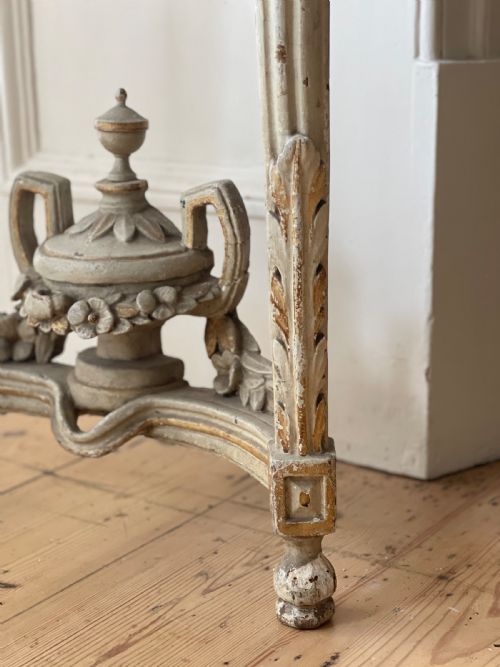 LATE 18TH CENTURY FRENCH CONSOLE WITH MARBLE TOP - ADDITIONAL PHOTO 6