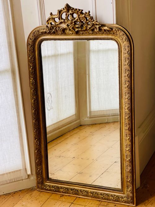 19th century french louis xv mirror - CATEGORY: ANTIQUE MIRRORS - DATED 19TH CENTURY