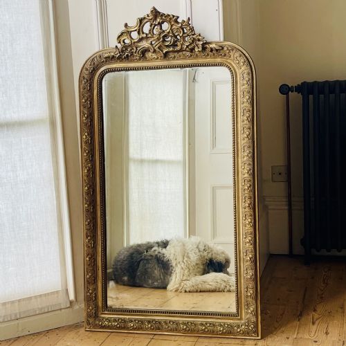 19TH CENTURY FRENCH LOUIS XV MIRROR - ADDITIONAL PHOTO 1