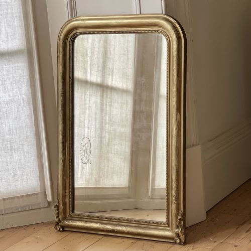 19TH CENTURY FRENCH GILT LOUIS PHILIPPE MIRROR C1850 - ADDITIONAL PHOTO 1