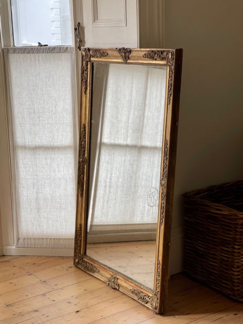 19TH CENTURY FRENCH GILT EMPIRE MIRROR C1830 - ADDITIONAL PHOTO 1