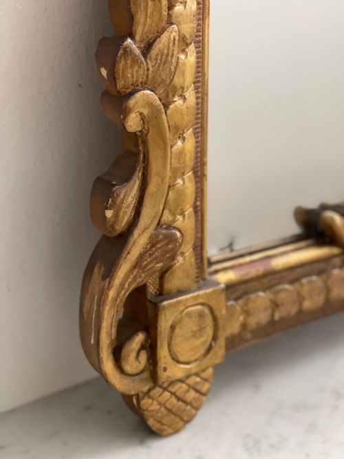 18TH CENTURY FRENCH GILT WOOD MARRIAGE MIRROR - ADDITIONAL PHOTO 11