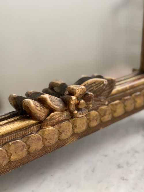 18TH CENTURY FRENCH GILT WOOD MARRIAGE MIRROR - ADDITIONAL PHOTO 14