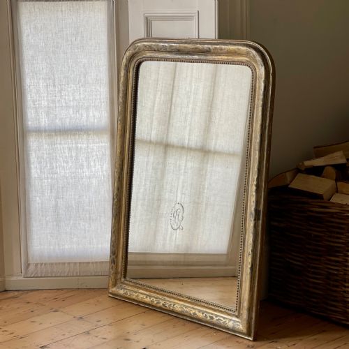 19TH CENTURY FRENCH GILT LOUIS PHILIPPE MIRROR C1860 - ADDITIONAL PHOTO 1