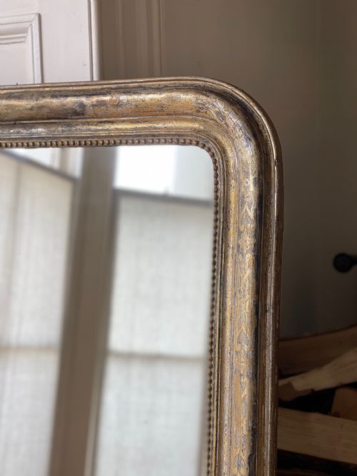 19TH CENTURY FRENCH GILT LOUIS PHILIPPE MIRROR C1860 - ADDITIONAL PHOTO 2