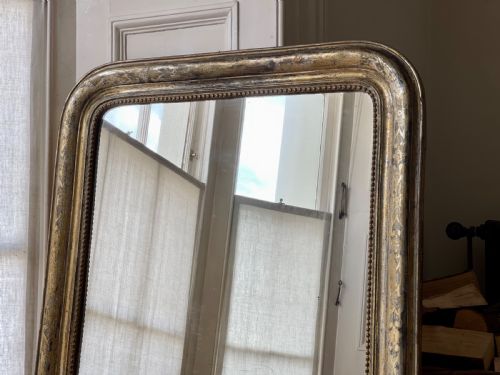 19TH CENTURY FRENCH GILT LOUIS PHILIPPE MIRROR C1860 - ADDITIONAL PHOTO 3