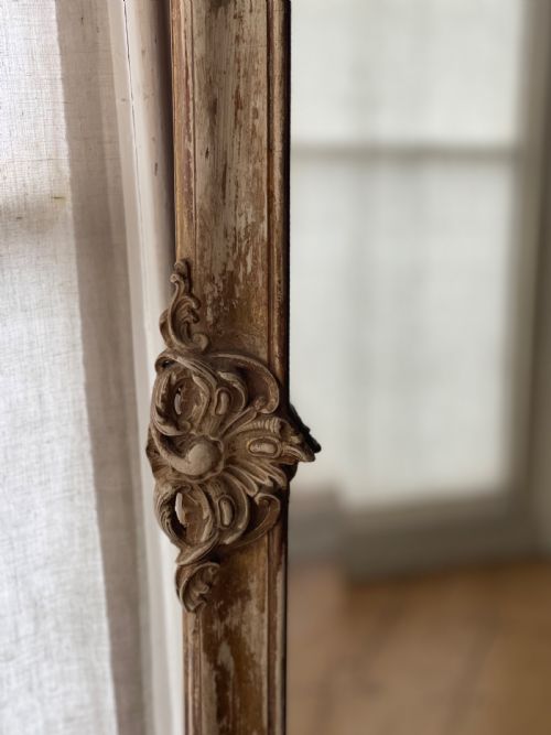 19TH CENTURY FRENCH LOUIS XV GILT MIRROR BEVELLED GLASS - ADDITIONAL PHOTO 11