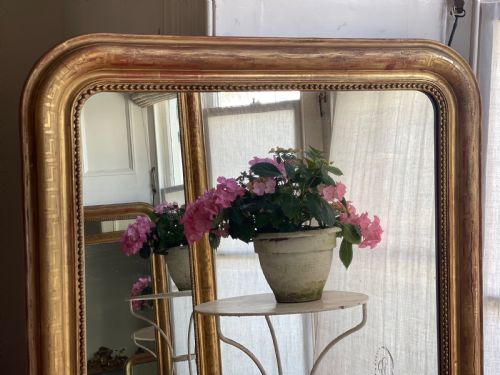 19TH CENTURY FRENCH GILT LOUIS PHILIPPE MIRROR C1860 - ADDITIONAL PHOTO 9