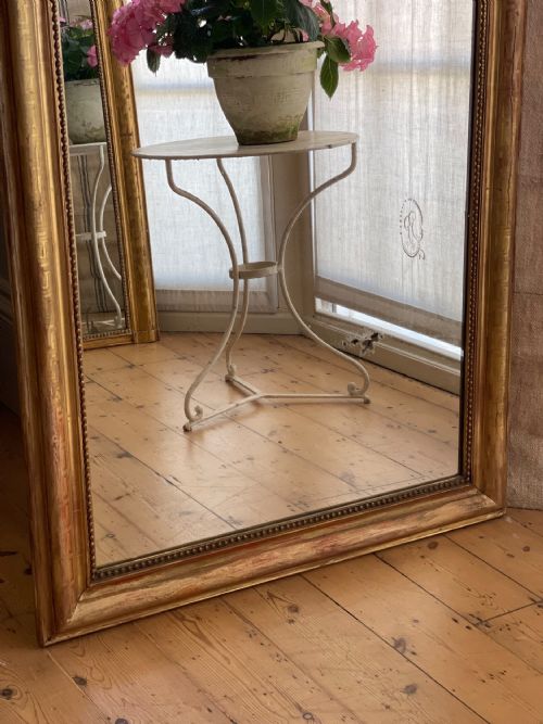 19TH CENTURY FRENCH GILT LOUIS PHILIPPE MIRROR C1860 - ADDITIONAL PHOTO 7