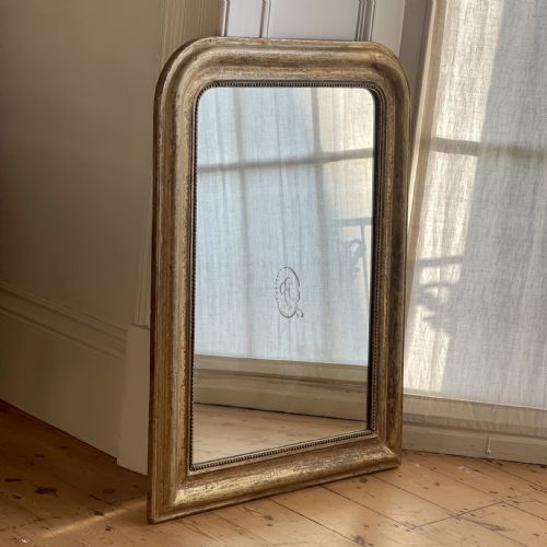 19TH CENTURY FRENCH GILT LOUIS PHILIPPE MIRROR - ADDITIONAL PHOTO 5