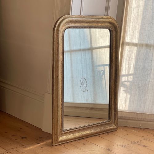 19TH CENTURY FRENCH GILT LOUIS PHILIPPE MIRROR - ADDITIONAL PHOTO 6