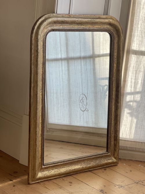 19TH CENTURY FRENCH GILT LOUIS PHILIPPE MIRROR - ADDITIONAL PHOTO 7