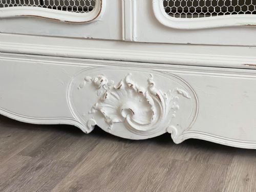 ANTIQUE FRENCH ARMOIRE WARDROBE - ADDITIONAL PHOTO 1