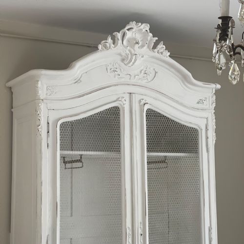 ANTIQUE FRENCH ARMOIRE WARDROBE - ADDITIONAL PHOTO 11