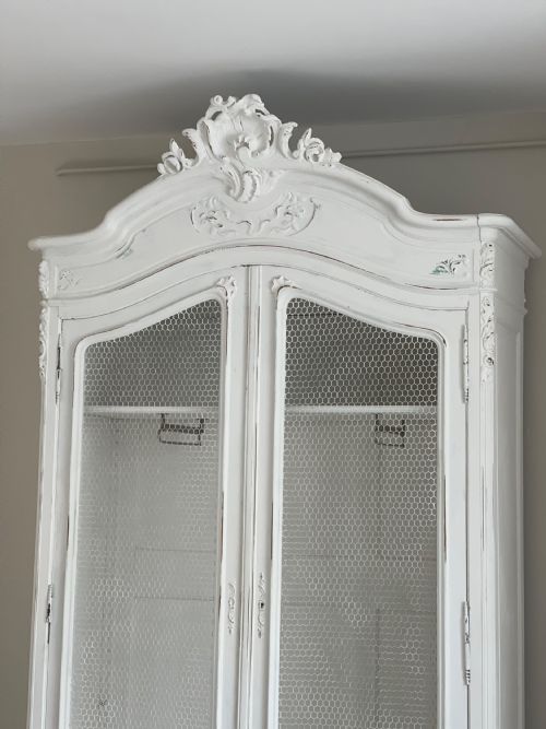 ANTIQUE FRENCH ARMOIRE WARDROBE - ADDITIONAL PHOTO 12