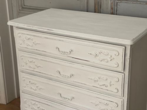 ANTIQUE FRENCH OAK DRAWERS - ADDITIONAL PHOTO 2