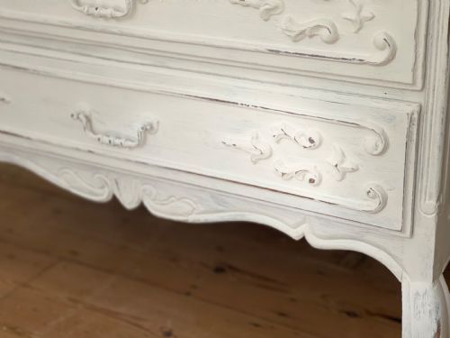 ANTIQUE FRENCH OAK DRAWERS - ADDITIONAL PHOTO 4