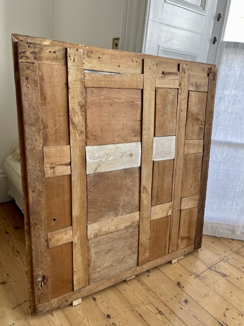 LARGE ANTIQUE FRENCH GILT MIRROR C1830 - ADDITIONAL PHOTO 6