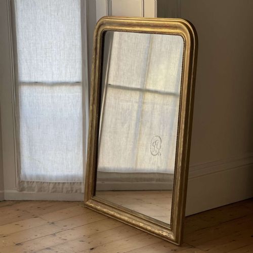 ANTIQUE FRENCH GILT MIRROR - ADDITIONAL PHOTO 11