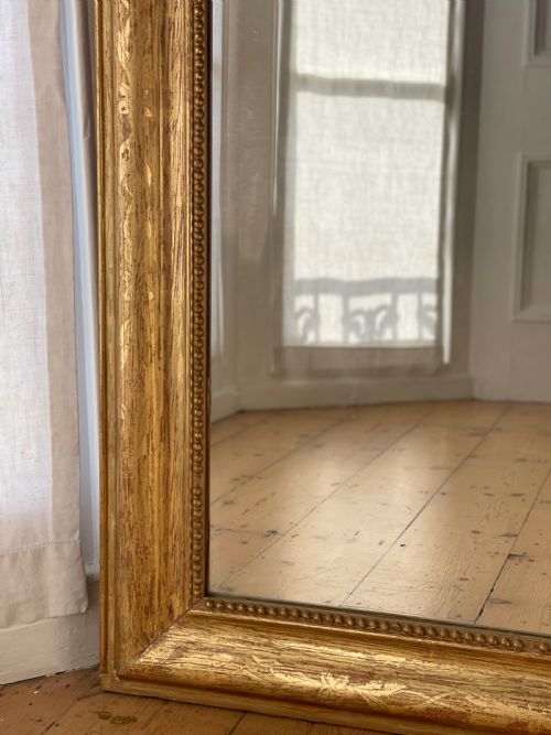 ANTIQUE FRENCH LOUIS PHILIPPE MIRROR C1850 - ADDITIONAL PHOTO 2