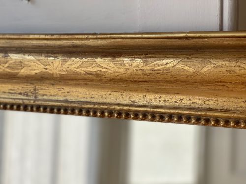 ANTIQUE FRENCH LOUIS PHILIPPE MIRROR C1850 - ADDITIONAL PHOTO 3