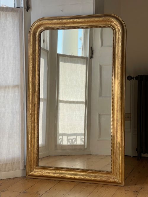 ANTIQUE FRENCH LOUIS PHILIPPE MIRROR C1850 - ADDITIONAL PHOTO 6