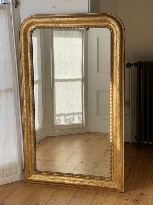 ANTIQUE FRENCH LOUIS PHILIPPE MIRROR C1850 - ADDITIONAL PHOTO 7