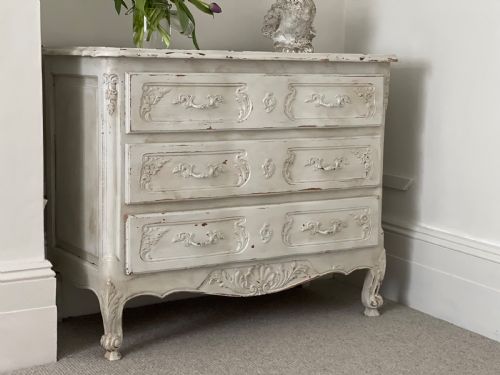 ANTIQUE FRENCH LOUIS XV CHEST OF DRAWERS - ADDITIONAL PHOTO 6