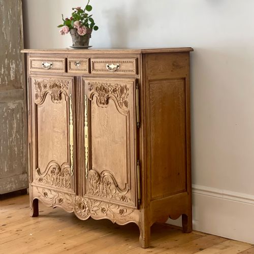 ANTIQUE FRENCH OAK CUPBOARDBUFFET - ADDITIONAL PHOTO 8