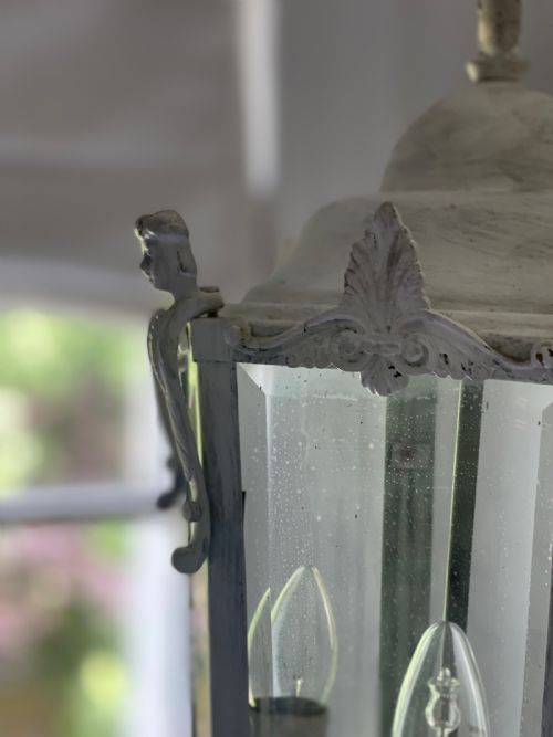 ANTIQUE FRENCH LANTERN - ADDITIONAL PHOTO 2
