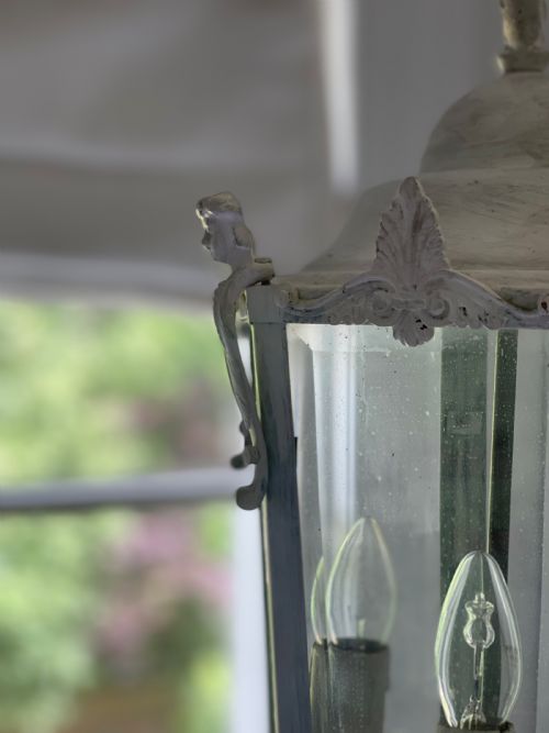 ANTIQUE FRENCH LANTERN - ADDITIONAL PHOTO 4