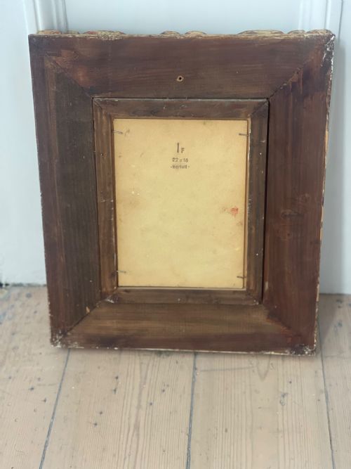 ANTIQUE FRENCH OIL PAINTING GERMAINE LEGELEUX - ADDITIONAL PHOTO 3