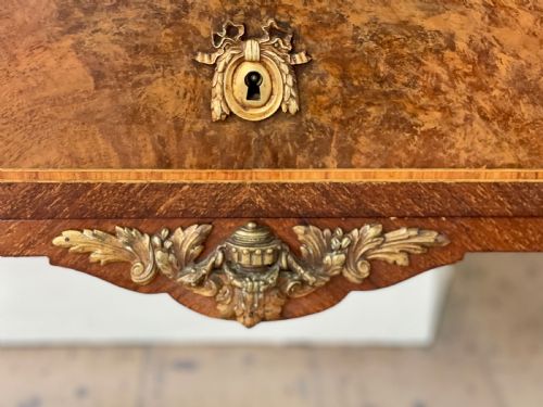 ANTIQUE FRENCH COMMODE WITH MARBLE TOP - ADDITIONAL PHOTO 6