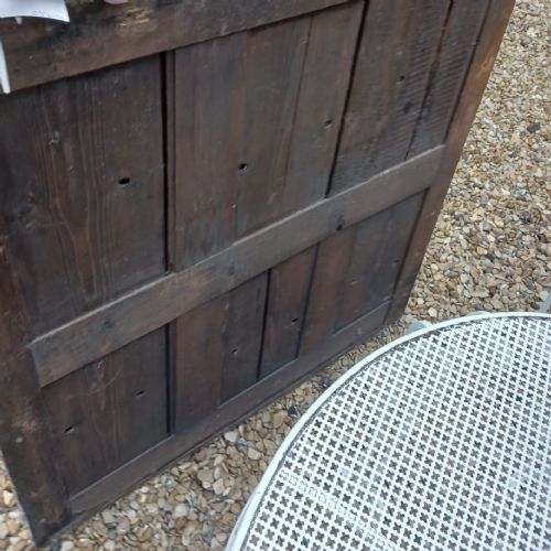 ANTIQUE FRENCH PAINTED MIRROR C1880 - ADDITIONAL PHOTO 7