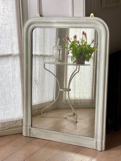 ANTIQUE FRENCH LOUIS PHILIPPE MIRROR - ADDITIONAL PHOTO 2