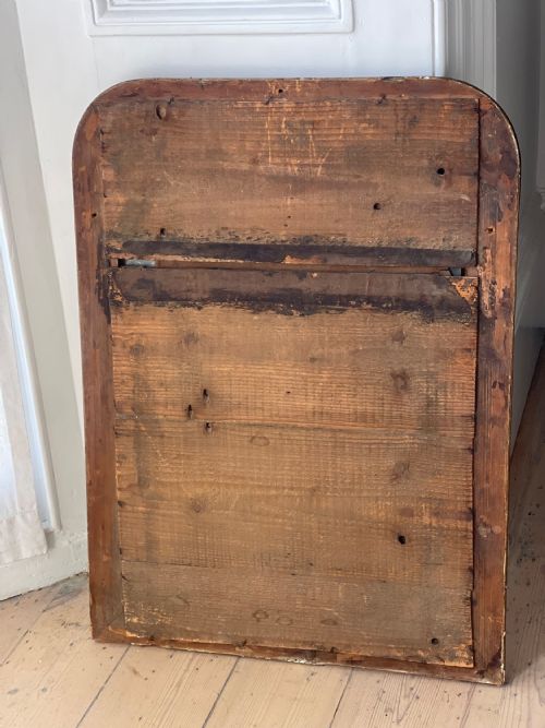 ANTIQUE FRENCH WORN GILT LOUIS PHILIPPE MIRROR C1800 - ADDITIONAL PHOTO 11