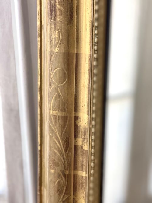 19TH CENTURY FRENCH GILT CHERUBS MIRROR - ADDITIONAL PHOTO 1