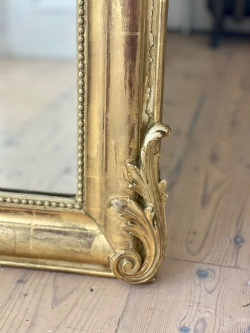 19TH CENTURY FRENCH GILT CHERUBS MIRROR - ADDITIONAL PHOTO 2