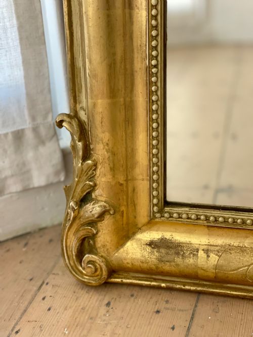 19TH CENTURY FRENCH GILT CHERUBS MIRROR - ADDITIONAL PHOTO 3