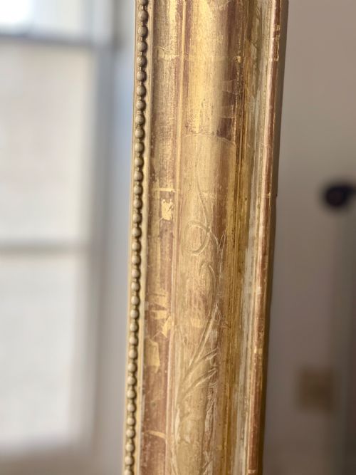 19TH CENTURY FRENCH GILT CHERUBS MIRROR - ADDITIONAL PHOTO 5