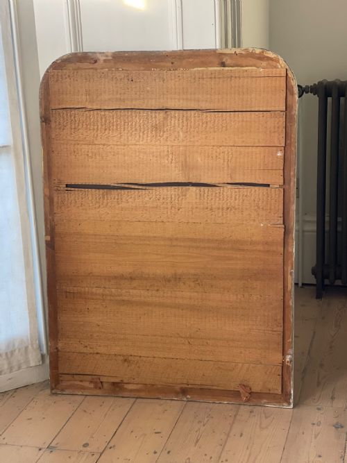 ANTIQUE FRENCH GILT AND BARE GESSO LOUIS PHILIPPE MIRROR - ADDITIONAL PHOTO 8