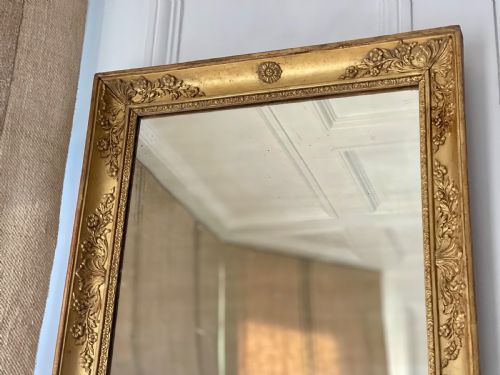 PAIR OF ANTIQUE FRENCH GILT MIRRORS - ADDITIONAL PHOTO 7