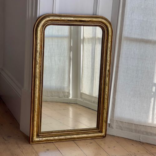 ANTIQUE FRENCH GILT MIRROR - ADDITIONAL PHOTO 9
