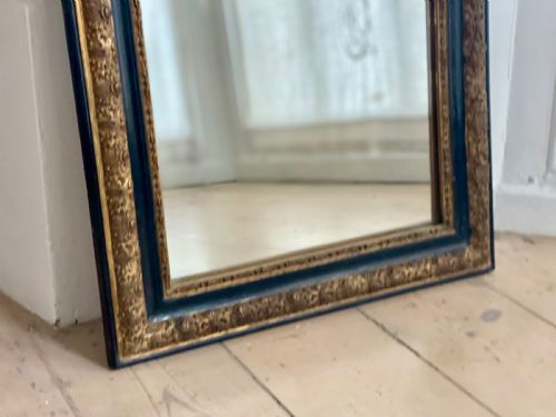 ANTIQUE FRENCH GILT MIRROR - ADDITIONAL PHOTO 1