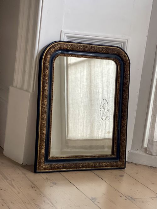 ANTIQUE FRENCH GILT MIRROR - ADDITIONAL PHOTO 4