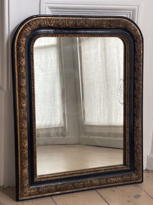 ANTIQUE FRENCH GILT MIRROR - ADDITIONAL PHOTO 6