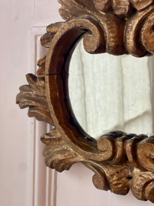 PAIR OF 17TH CENTURY FRENCH GILT WOOD MIRRORS - ADDITIONAL PHOTO 3